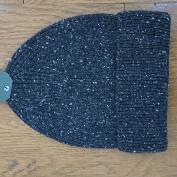 MUTUAL WEAVE BRAND MEN'S BLACK SPECKLED STOCKING CAP HAT SIZE ONE SIZE FITS MOST - Picture 1 of 11